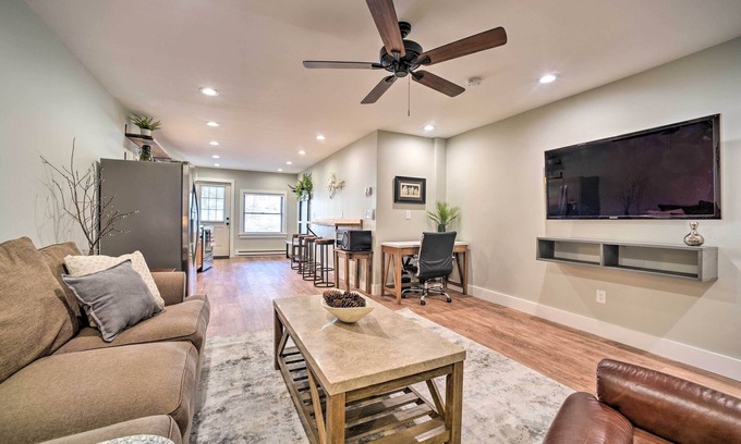 North Lake George Apartment | Modern Apt Near Lake George - Walk to Beach!