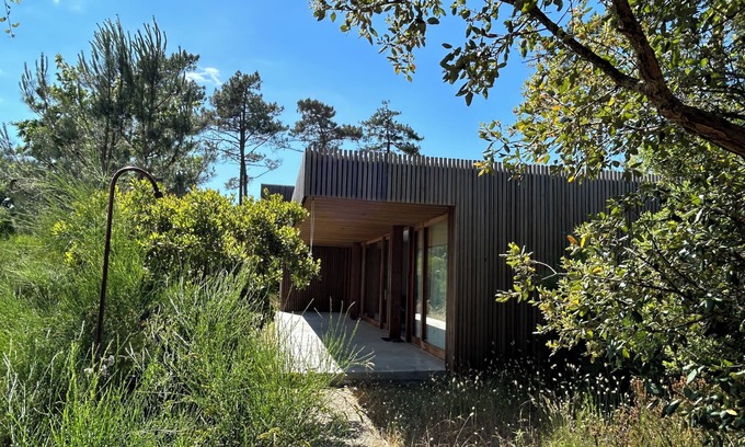Lit-et-Mixe House | Modern architect's house for 4 people | 800 m from the beach | near Contis Plage