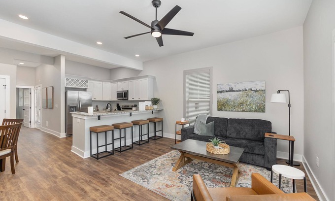 Fuquay-Varina Condo | Modern Condo in Heart of Downtown Fuquay