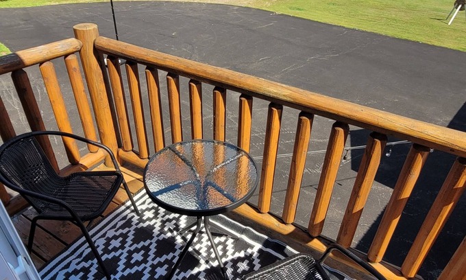 Acadian Peninsula Apartment | Modern Costa Del Sol Flat Overlooking Pokemouche River, with swimming off dock.n