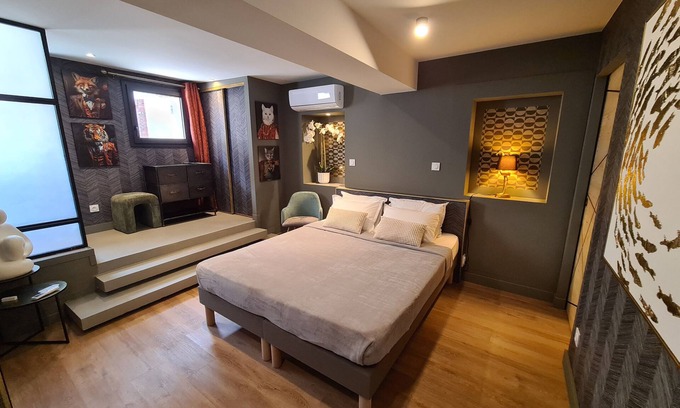 Champlay House | Modern duplex with air conditioning, quiet and comfort