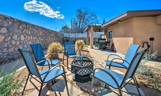 Northeast El Paso House | Modern El Paso Home w/Backyard & Fire Pit!