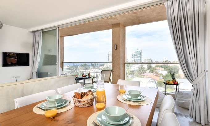 Herzliya Pituach Apartment | Modern Gem with Stunning Balcony by Sea N Rent