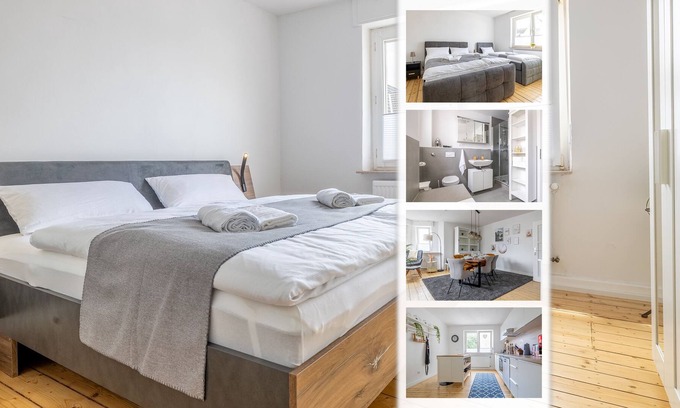 Holzwickede Apartment | Modern home: Airport 2km | Kitchen with island | Disney+ | Speedport
