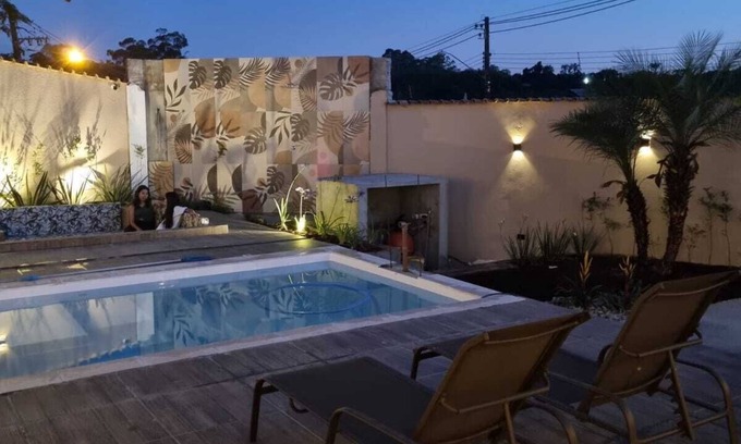 Suzano House | Modern house with leisure items! 5 min from Blue Beach Thermas Park