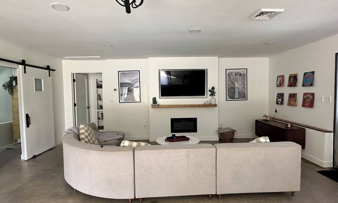 Mount Marion House | Modern Living inside a former Motorcycle Showroom— Stylish & One of a Kind