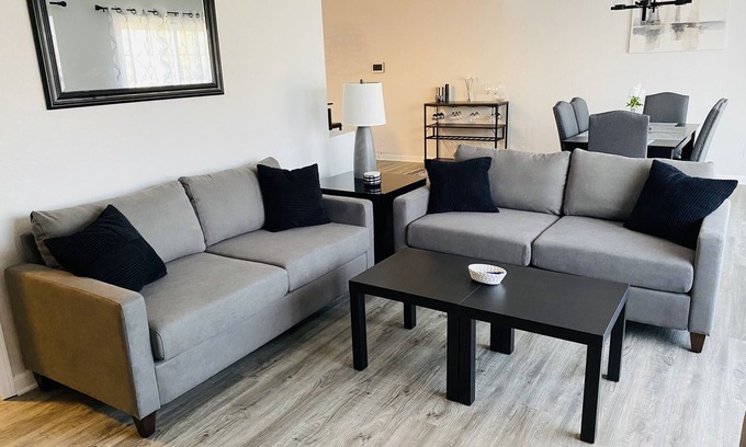 Kansas City House | Modern Oasis Near the Legends - Spacious home with games, patio, deck and more!