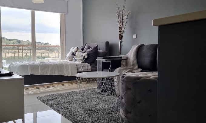 Agios Athanasios Apartment | Modern Private Studio Apartment