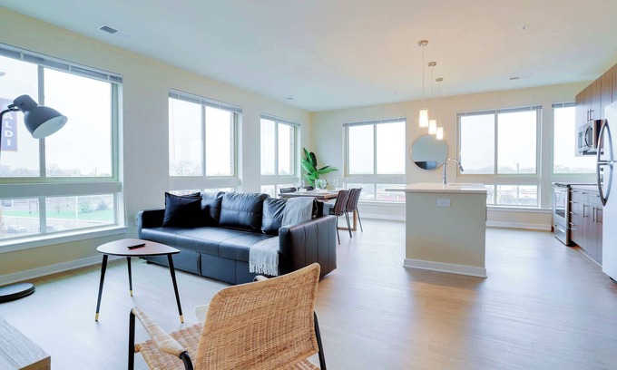 Jefferson Manor Apartment | Modern Retreat W Pool & Prime Location