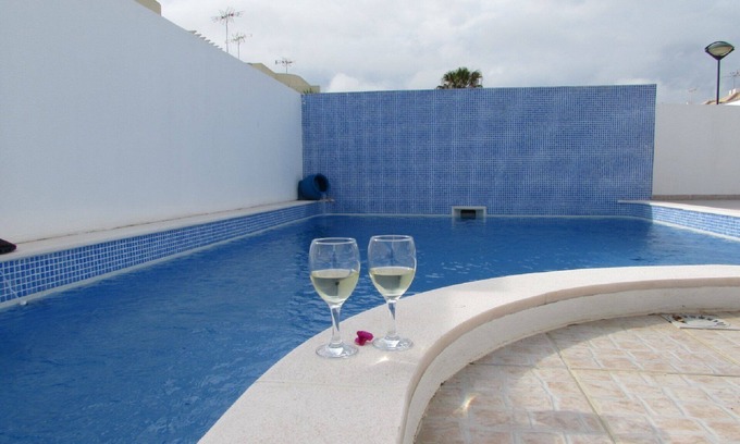 Manta Rota Villa | Modern villa with private pool and aircon, walk to beach and town.