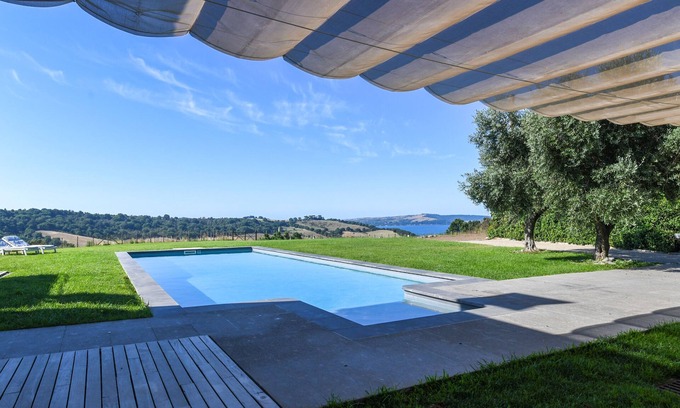 Lake Bracciano Villa | MODERN VILLA LAKE VIEW near Rome, private pool, WI-FI