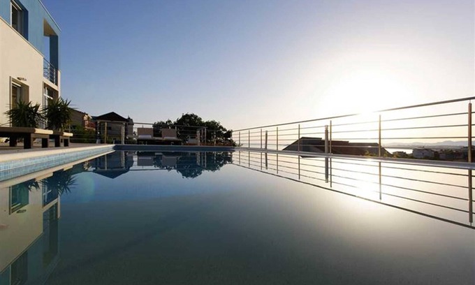 Podstrana Villa | Modern Villa Mermaid in Podstrana, private heated pool