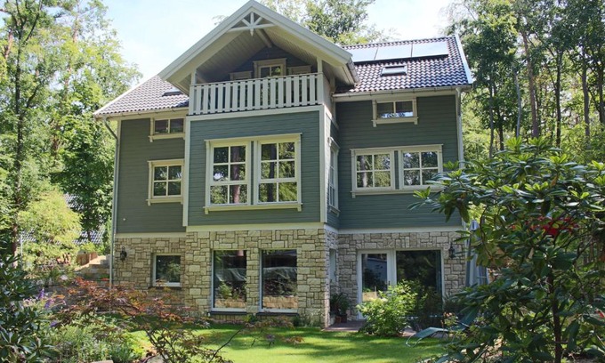 Schwielowsee Apartment | Moderne Wohnung im skandinavischen Stil am Waldrand