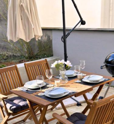 Iserlohn Apartment | MOLA Apartments-Stilvolle Altstadtwohnung- Seilersee-5 Personen-Terrasse-Grill-Gratis WLAN