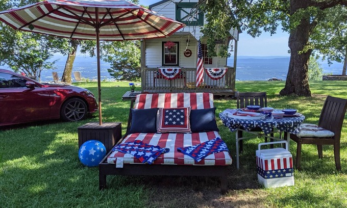 Dardanelle Cabin | Mountaintop Cabin - Bike Hike or R&R - Razorback Ridge at Mt. Nebo State Park