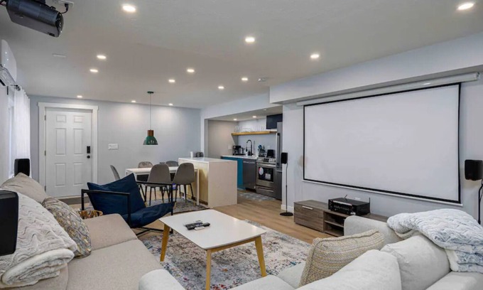Salt Lake City Apartment | Movie Lovers Retreat Near Airport, Downtown SLCnn