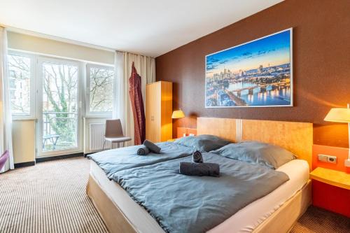Bockenheim Apartment | Nähe Frankfurt Messe mit Netflix und Balkon