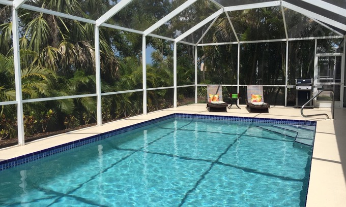 Falcons Glen House | Naples Lely Resort- Quiet Villa Home with Oversized Pool
