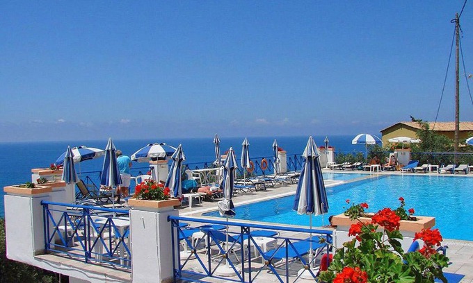 Agios Gordios Apartment | Natalia Loft Apartment C With Panoramic sea Views of Agios Gordios bay
