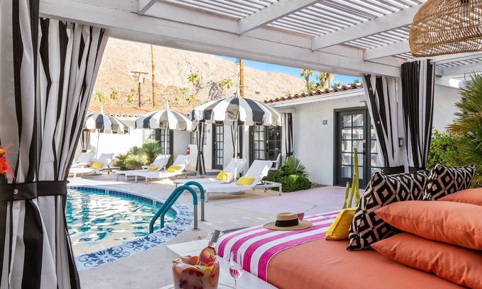 Tahquitz River Estates House | Natural Palm Springs Escape Poolside + Downtown!