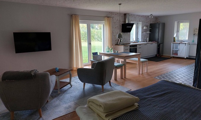 Bulow Apartment | Nature, tranquility, and relaxation in a forest- and lake-rich setting.