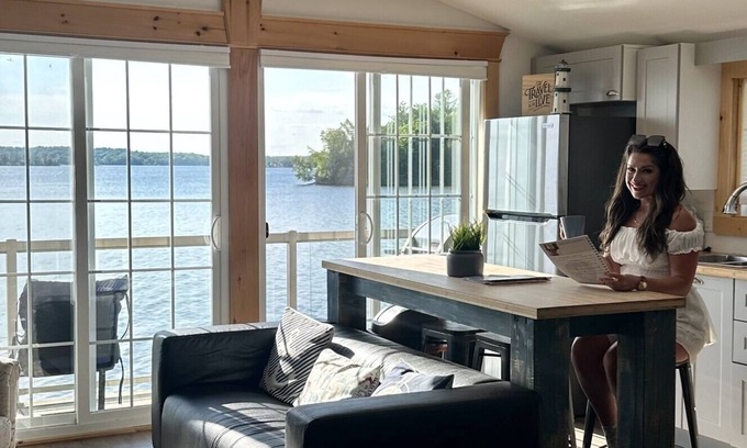 Fenelon Falls House | Nautical Oasis Boathouse Cottage