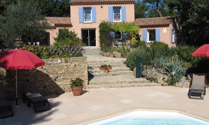 Faucon Villa | Near Vaison la Romaine 4* heated pool villa overlooking Mont Ventoux
