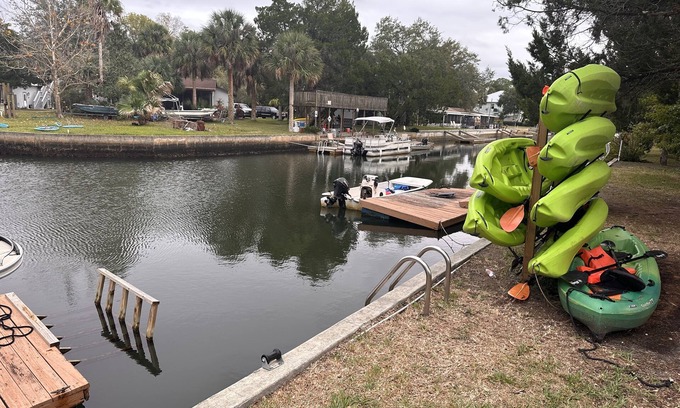 Weeki Wachee Gardens Cabin | Neptune's Grotto Waterfront Retreat