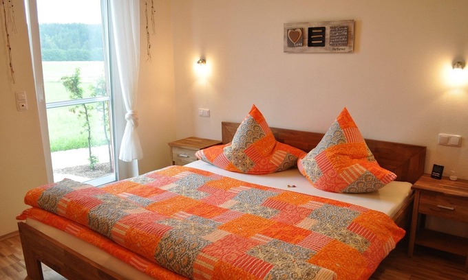 Leutershausen Apartment | Neu gebautes, gemütliches Ferienhaus, gut geeignet für Familien, voll ausgestattete Küchenzeile