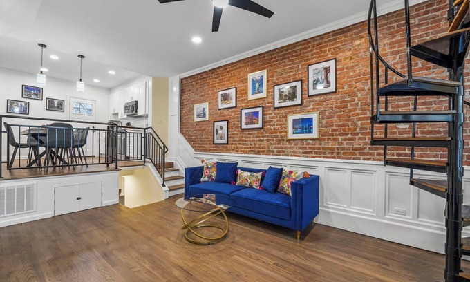 Hoboken Apartment | NEW 3BR/2Bath, 5 Beds, 10 Min to NYC-Sleeps 7