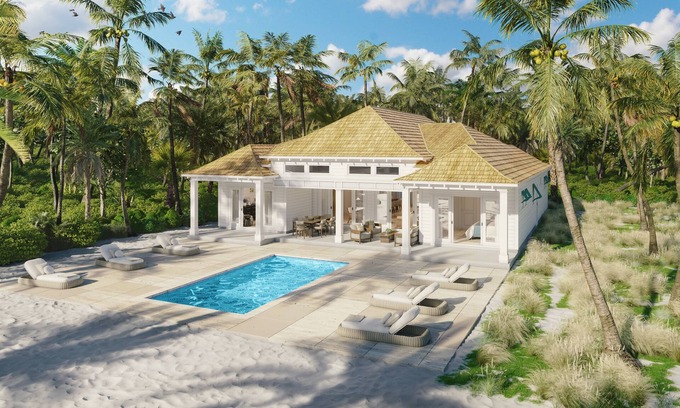 Great Exuma Villa | NEW 5 Bedroom Villa, BluWakes, PVT Beach, Pool, Luxury
