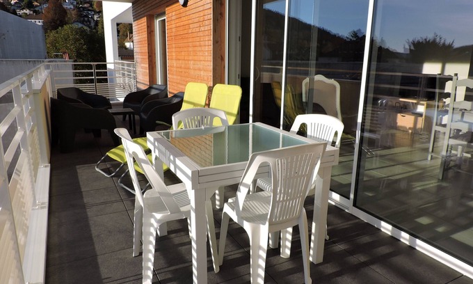 Gerardmer Apartment | New 50m2 apartment, 300 m from the lake with large south-facing balcony terrace