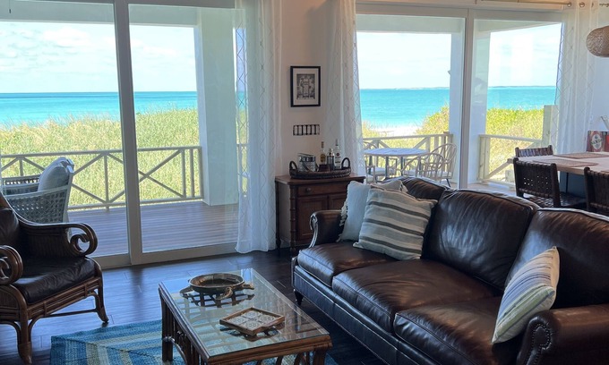 Treasure Cay Villa | NEW - BEACH FRONT RAISED VILLA-VIEWS FROM EVERY ROOM & WHOLE HOUSE GENERATOR!