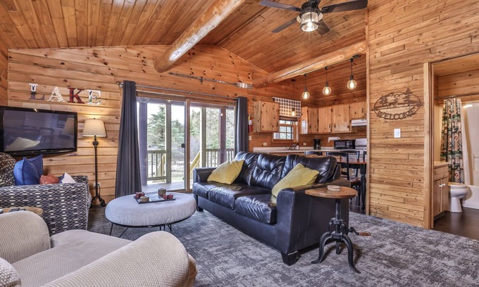 Watersmeet Cabin | NEW! Charming cabin on Cisco Chain of Lakes
