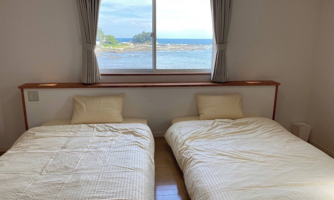 Shirahama Apartment | New construction Allweather barbecue terrace v/Shimoda Shizuoka