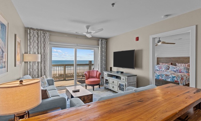 Carolina Beach Condo | NEW CONSTRUCTION-Pool-Top Floor Luxury Oceanfront Condo-KeylessCheckin-RR Host