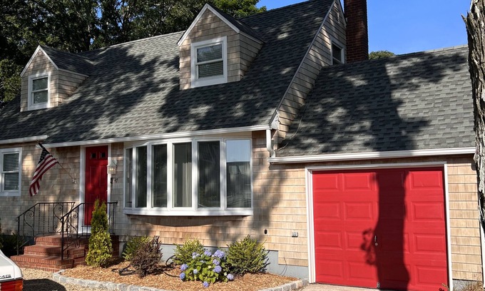 Westhampton House | New deck, pool liner, ac, doors, hardwoods, paint, electric fireplace, etc.