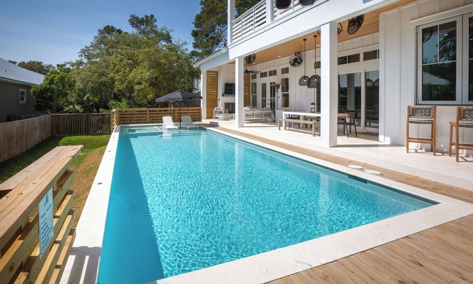 Dune Allen Beach House | NEW-Family Friendly, Private Pool, short walk to beach- discount on rental gear!