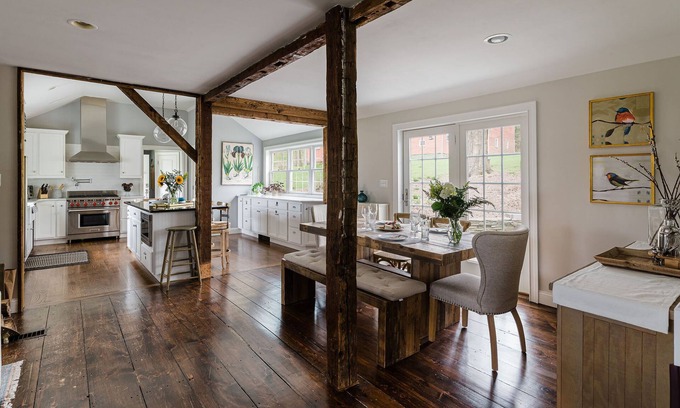 Montgomery House | NEW! Hudson Valley 1830s Farmhouse: Pool, Tennis Court & 14 private acres!