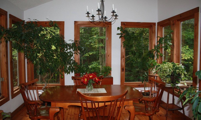 Becket House | New Listing Contemporary Cottage in the Woods viewing a Private Spring Fed Pond