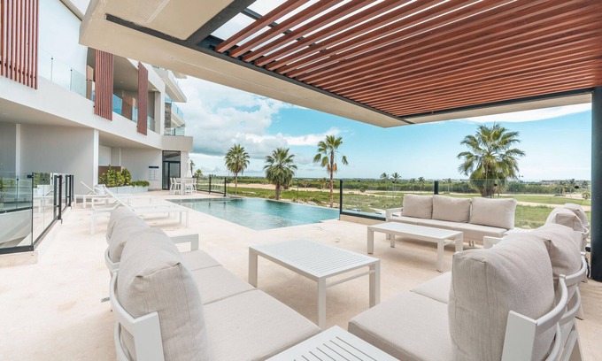 Punta Cana Apartment | New loft with 2BR and golf view in Cap Cana