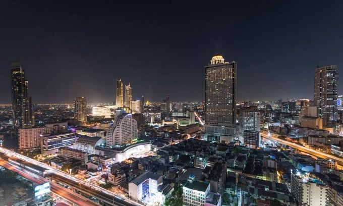 Yan Nawa House | NEW * Luxurious 2BrPenthouse 33th floor-Netflix-on the BTS with river view balcony