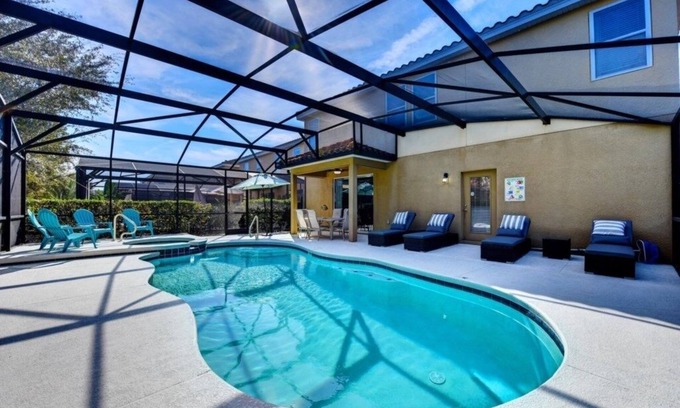 Loughman Villa | NEW! Luxurious Solterra Home w/Pool, Spa & Themed Rooms Near Attractions