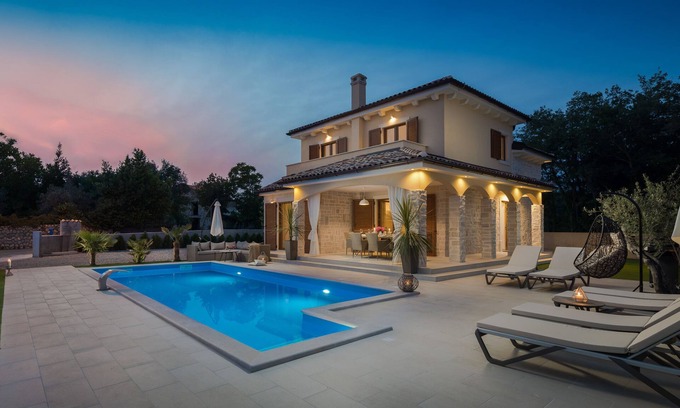 Polje Villa | New Luxury Villa Nikol - Krk Island