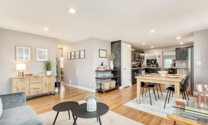 Arvada Plaza Area House | NEW! Modern 2 Bed/2BA House - walkable to Olde Town!
