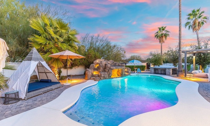 Shea North Estates House | New Tropical Vibe Villa | By The Glam Homes