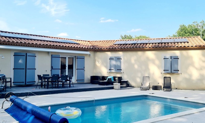 Boucoiran-et-Nozieres House | New: Villa with swimming pool in the Gard between Camargue and Cevennes