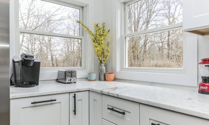 Hollowville House | Newley Renovated Contemporary Hudson Home 3-bedrooms 120 Acres with pond