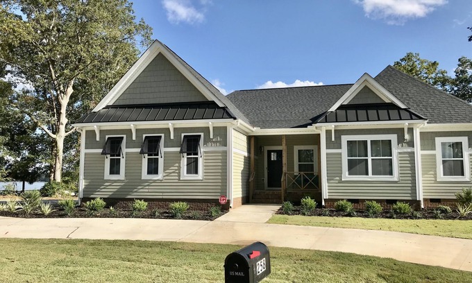Lexington House | Newly Built Lake Front Coastal Home. Water Views From Every Room in Lexington
