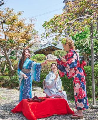 Nagawa Villa | Newly opened special price ,Traditional Japanese house 130 m2 private,3 bedrooms,Fountain,Zen Japanese garden,2 free parking spaces
